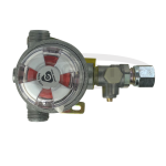 Cavagna Micro 30mbar Regulator with built in Auto Change over Valve - 10mm Gas outlet