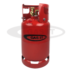 11kg GAS IT Gen2 Refillable Gas Bottle with Gas Level Indicator Option.