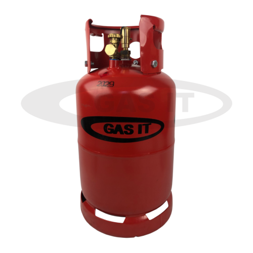 6kg EASYFILL SKY© Portable Refillable Gen2 Gas Bottle with OPD & Mechanical Gas Level Level Indicator